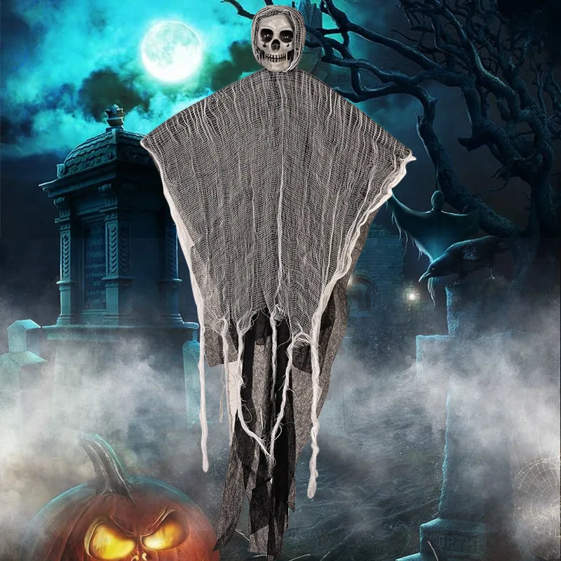 Haunting Hanging Skull Ghost Ornament™