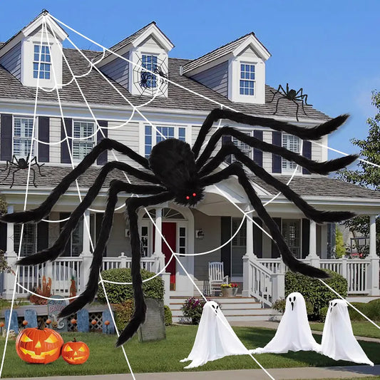 Giant Plush Spider Halloween Decor™