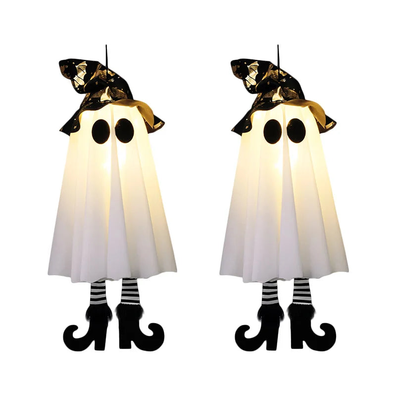 Enchanting LED Witch & Ghost Decorations™