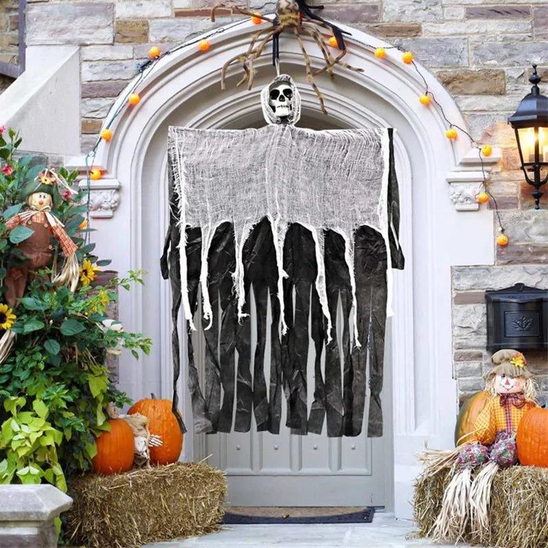 Haunting Hanging Skull Ghost Ornament™