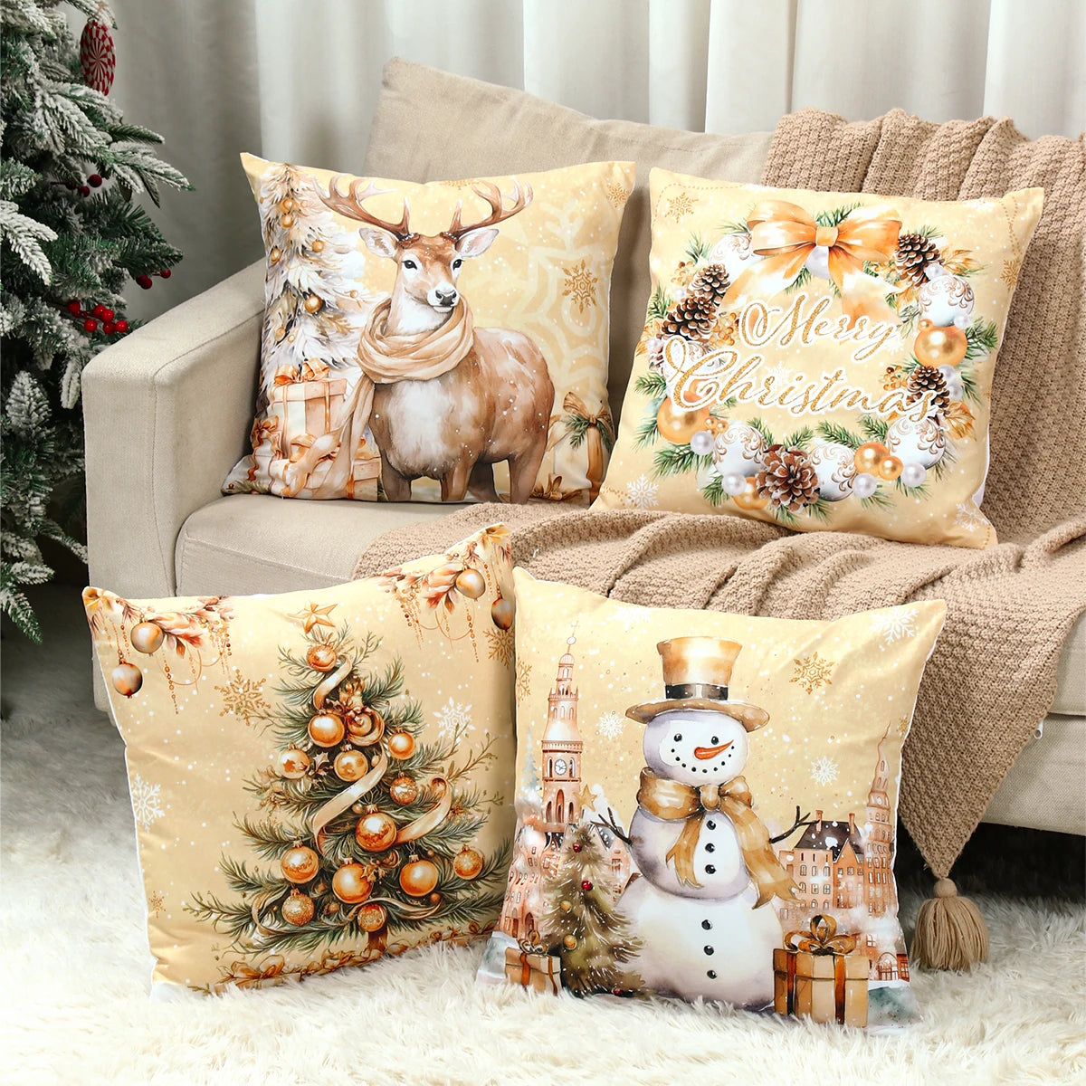Festive Joy Cushion Cover Set™