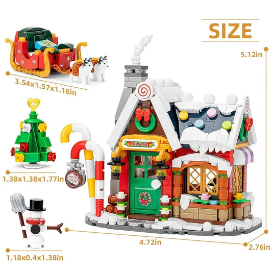 Cozy Forest Cabin Building Blocks™
