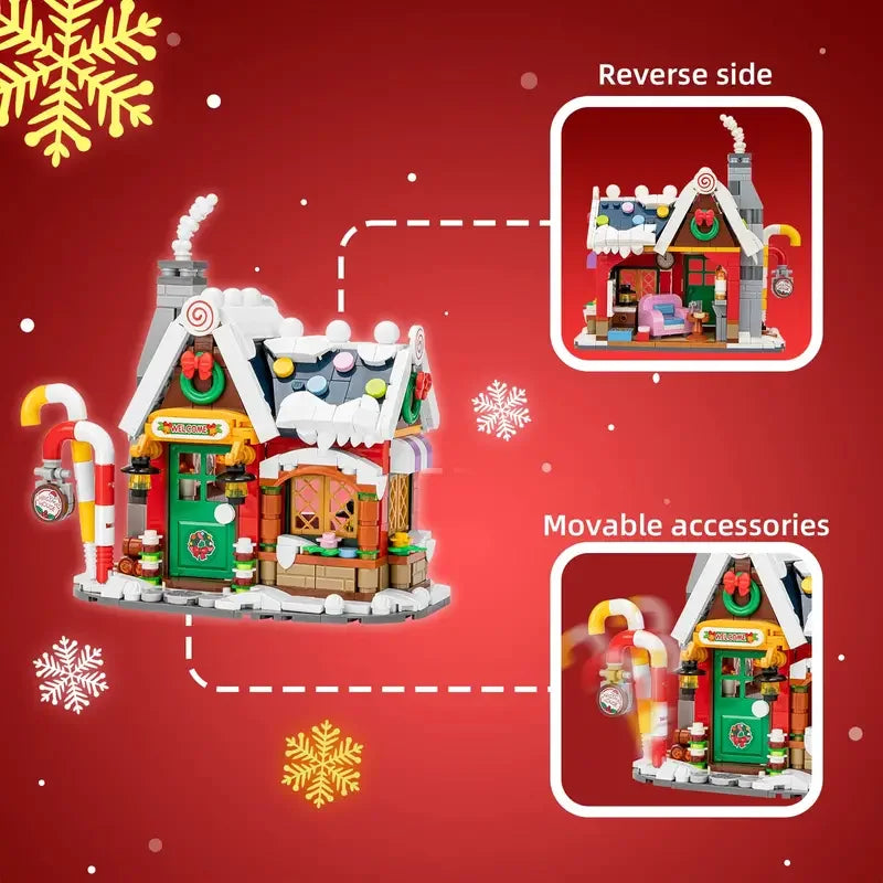 Cozy Forest Cabin Building Blocks™