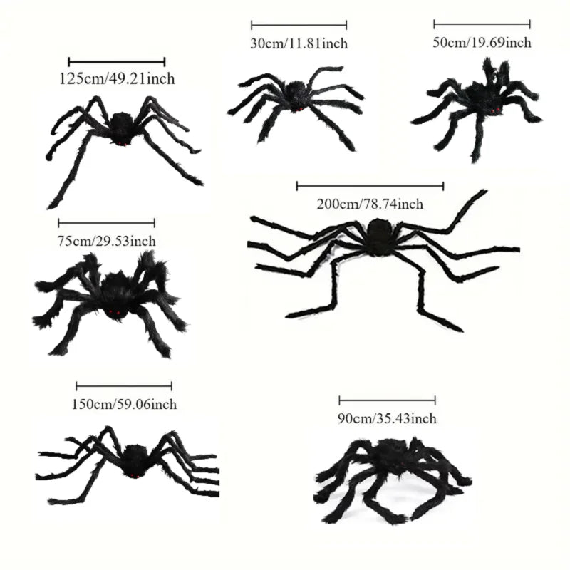 Giant Plush Spider Halloween Decor™
