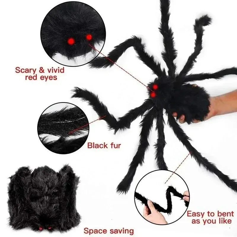 Giant Plush Spider Halloween Decor™