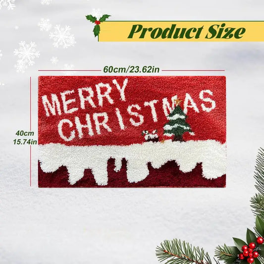 Festive Santa Gingerbread Door Mat™