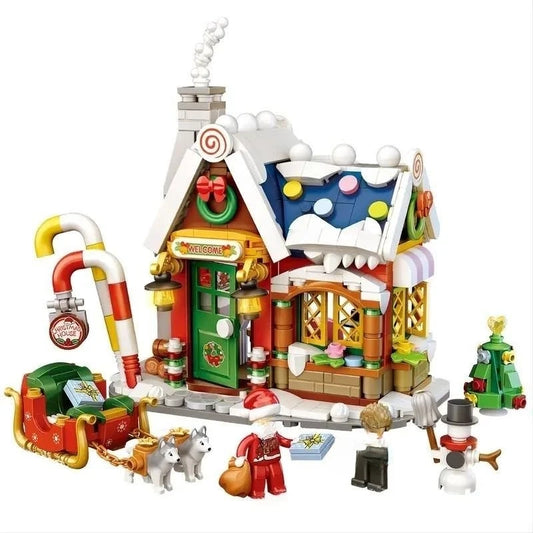 Cozy Forest Cabin Building Blocks™